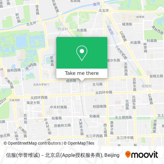 信服(华誉维诚)－北京店(Apple授权服务商) map