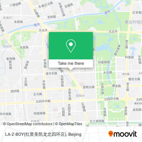 LA-Z-BOY(红星美凯龙北四环店) map