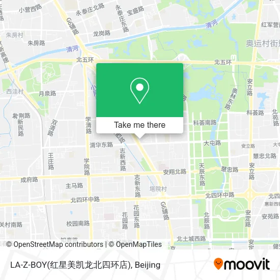 LA-Z-BOY(红星美凯龙北四环店) map
