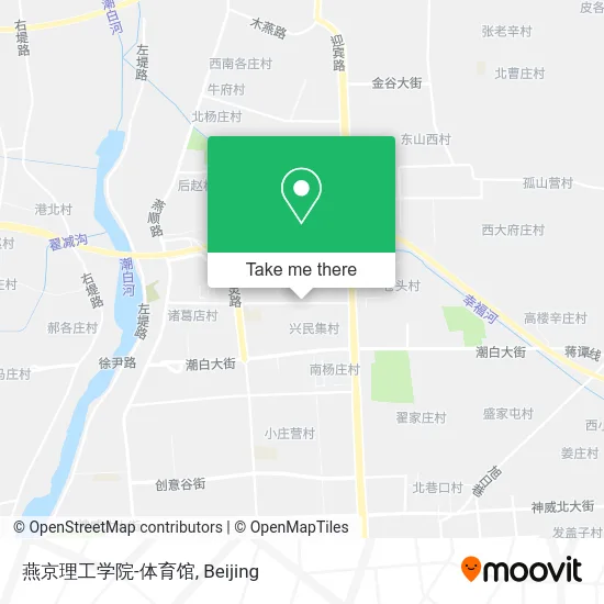 燕京理工学院-体育馆 map