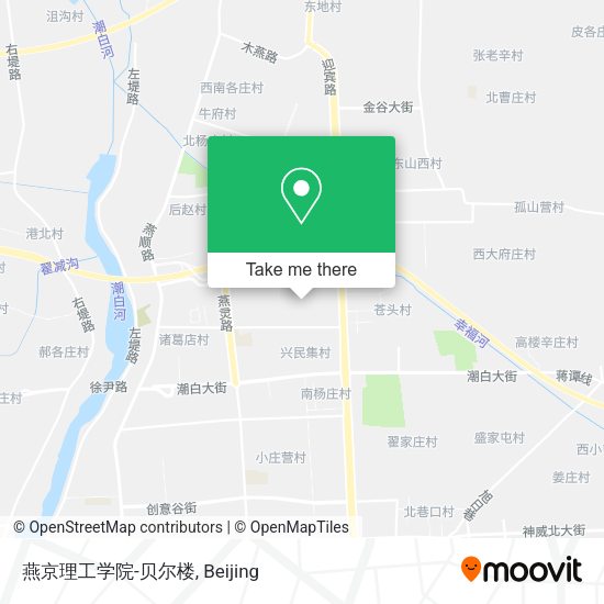燕京理工学院-贝尔楼 map
