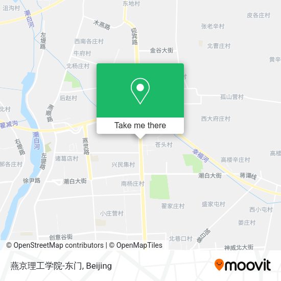 燕京理工学院-东门 map