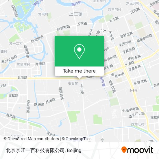 北京京旺一百科技有限公司 map