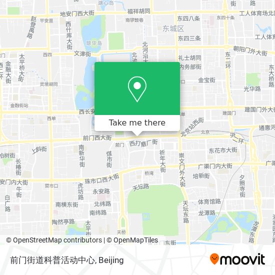 前门街道科普活动中心 map