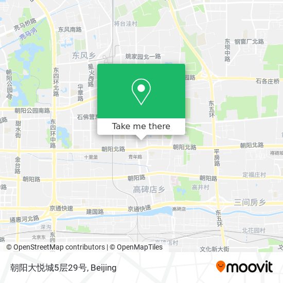 朝阳大悦城5层29号 map