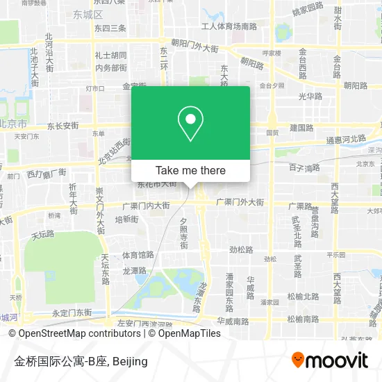 金桥国际公寓-B座 map