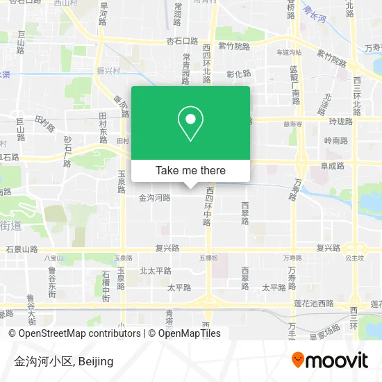 金沟河小区 map