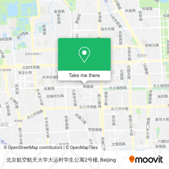 北京航空航天大学大运村学生公寓2号楼 map