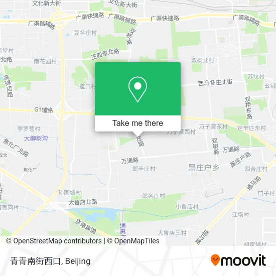 青青南街西口 map
