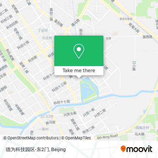 德为科技园区-东2门 map