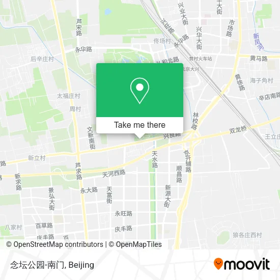 念坛公园-南门 map