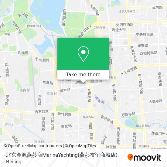 北京金源燕莎店MarinaYachting(燕莎友谊商城店) map