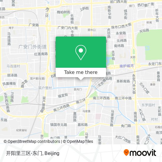 开阳里三区-东门 map