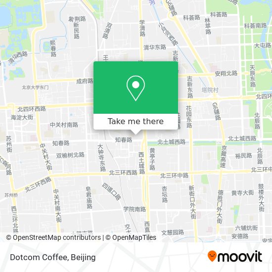 Dotcom Coffee map