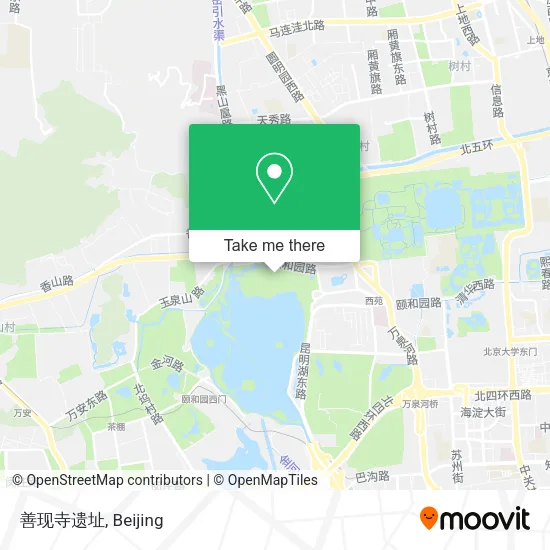 善现寺遗址 map