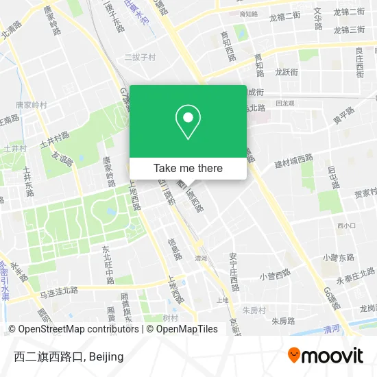 西二旗西路口 map