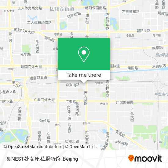 巢NEST处女座私厨酒馆 map