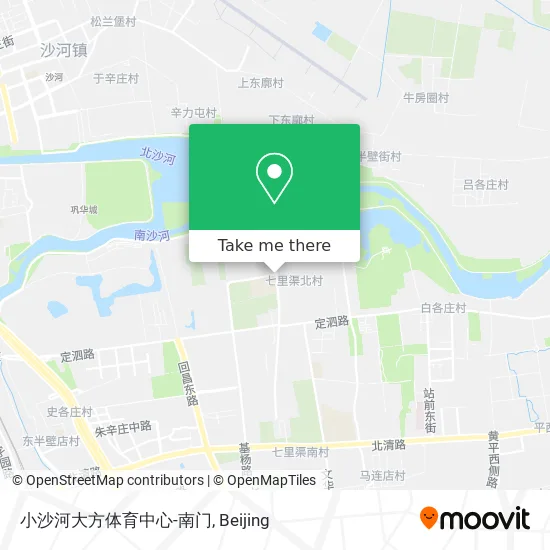 小沙河大方体育中心-南门 map