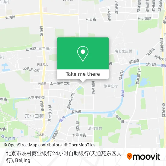 北京市农村商业银行24小时自助银行(天通苑东区支行) map