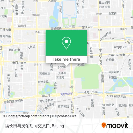 福长街与灵佑胡同交叉口 map