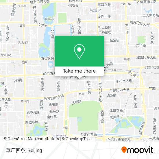 草厂四条 map