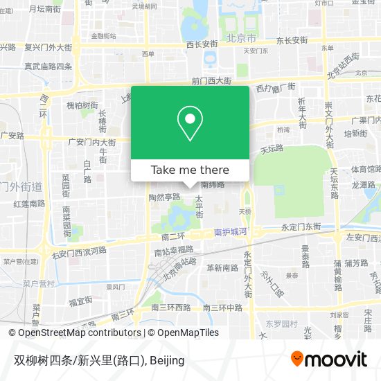 双柳树四条/新兴里(路口) map