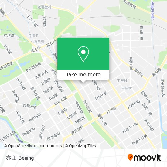 亦庄 map