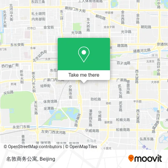 名敦商务公寓 map