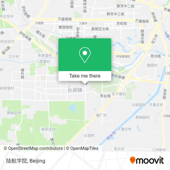 陆航学院 map