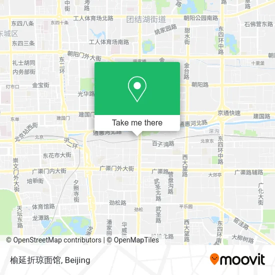榆延折琼面馆 map