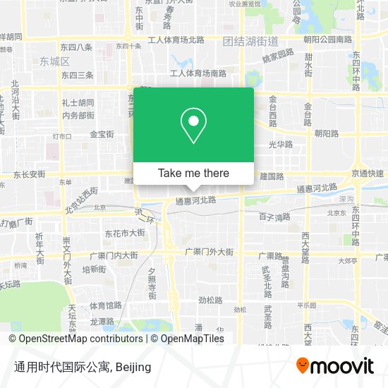 通用时代国际公寓 map