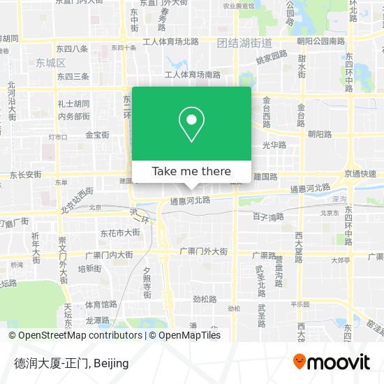德润大厦-正门 map