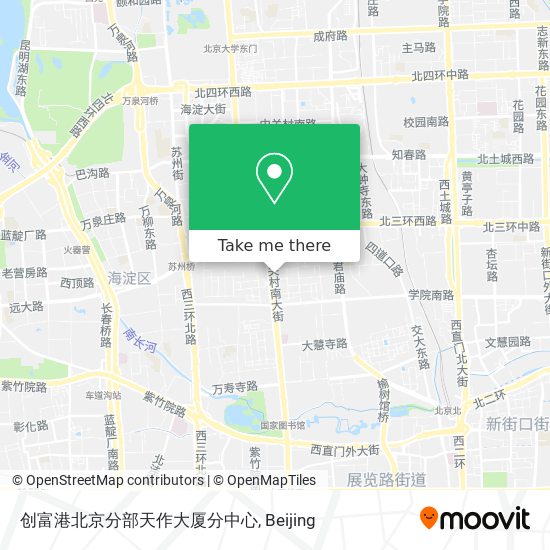 创富港北京分部天作大厦分中心 map