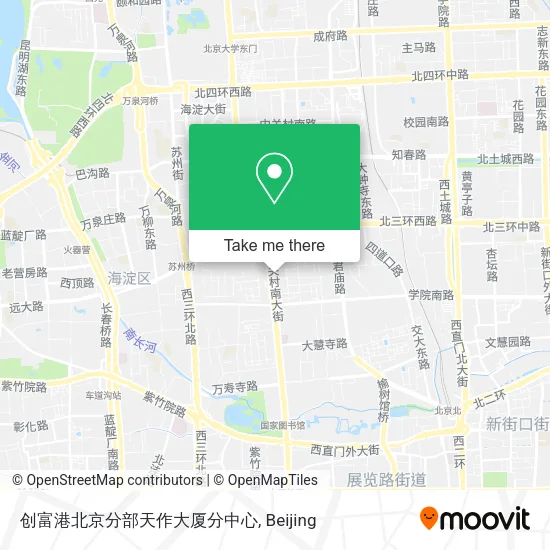 创富港北京分部天作大厦分中心 map
