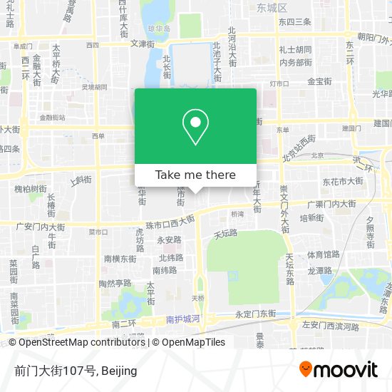 前门大街107号 map