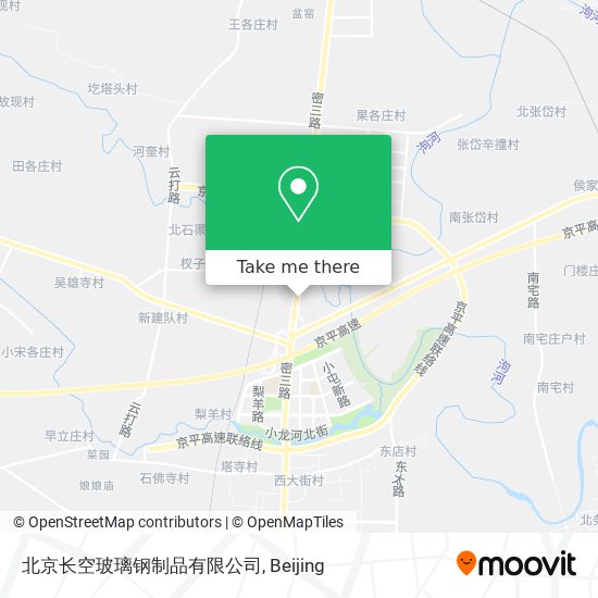 北京长空玻璃钢制品有限公司 map
