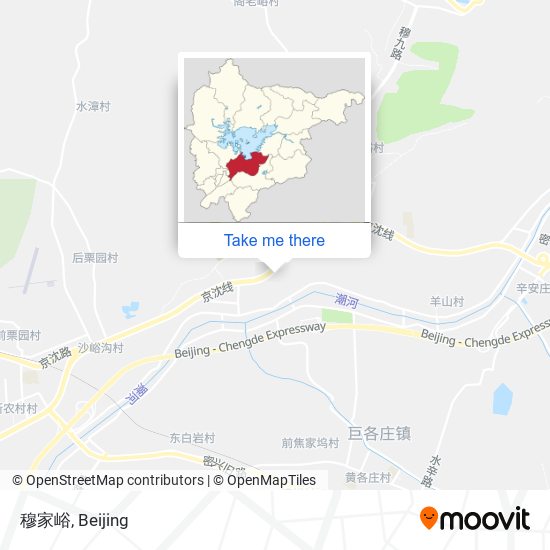 穆家峪 map