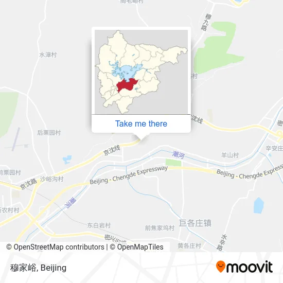 穆家峪 map