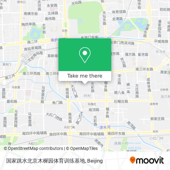 国家跳水北京木樨园体育训练基地 map