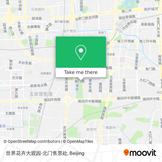 世界花卉大观园-北门售票处 map