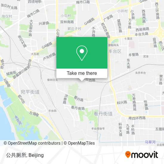 公共厕所 map