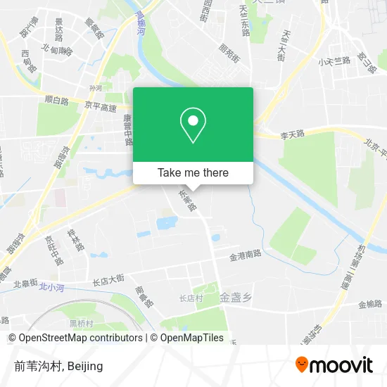 前苇沟村 map
