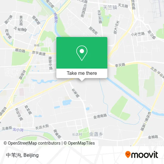 中苇沟 map