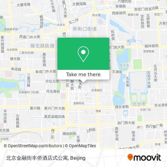 北京金融街丰侨酒店式公寓 map