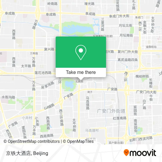 京铁大酒店 map