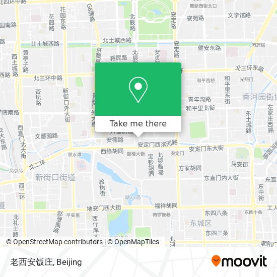 老西安饭庄 map