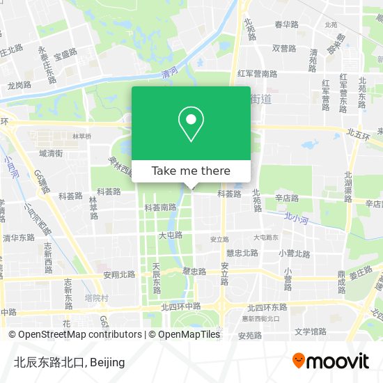 北辰东路北口 map