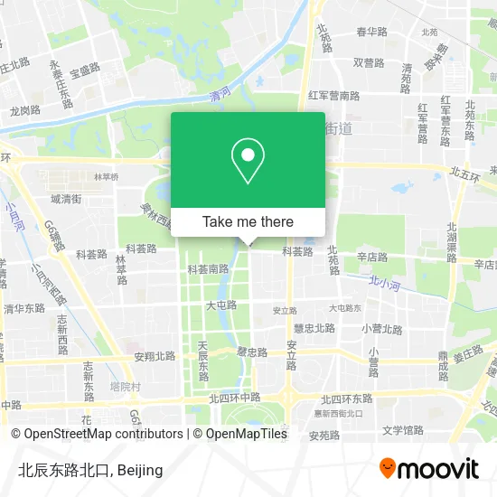 北辰东路北口 map
