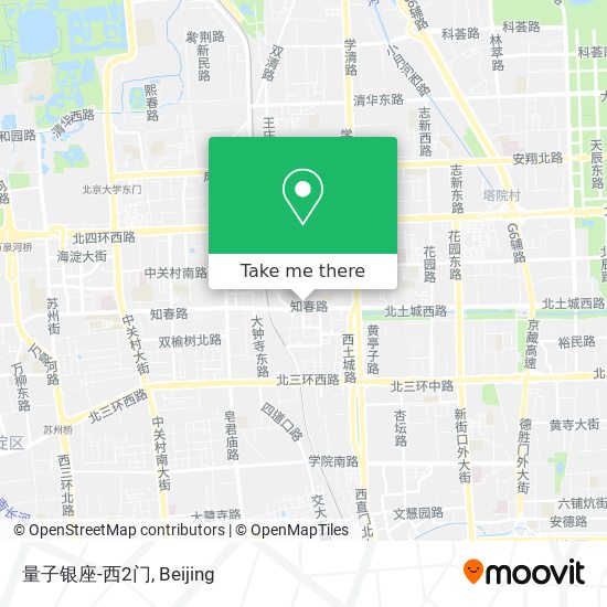 量子银座-西2门 map
