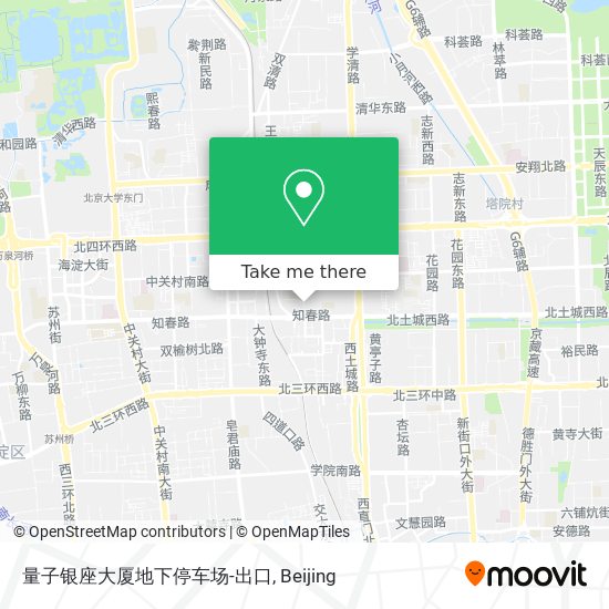量子银座大厦地下停车场-出口 map